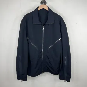 Bottega Veneta Multi Zipper Navy Jacket