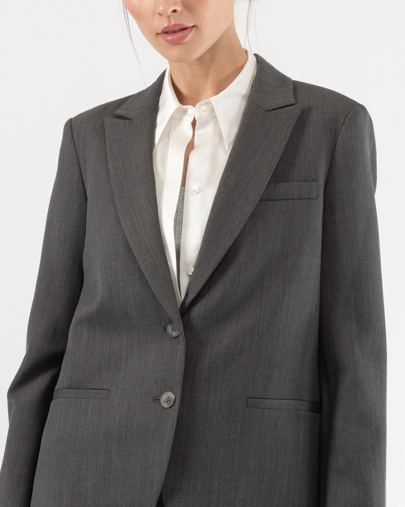 Boyfriend Zipper Blazer