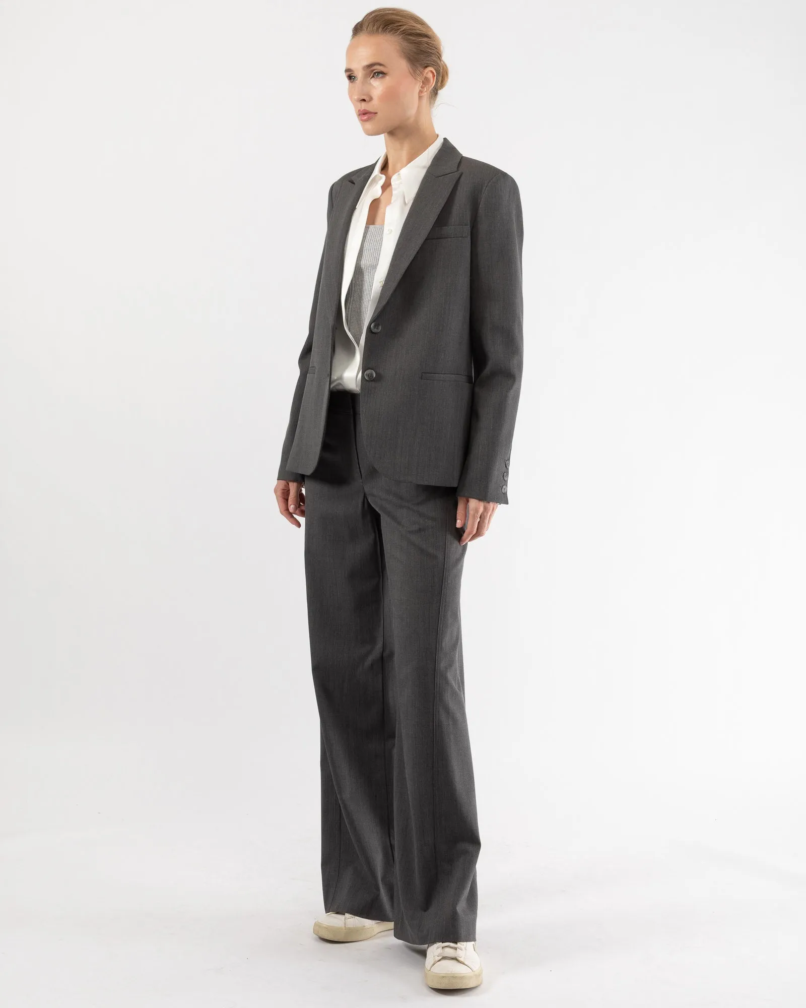 Boyfriend Zipper Blazer
