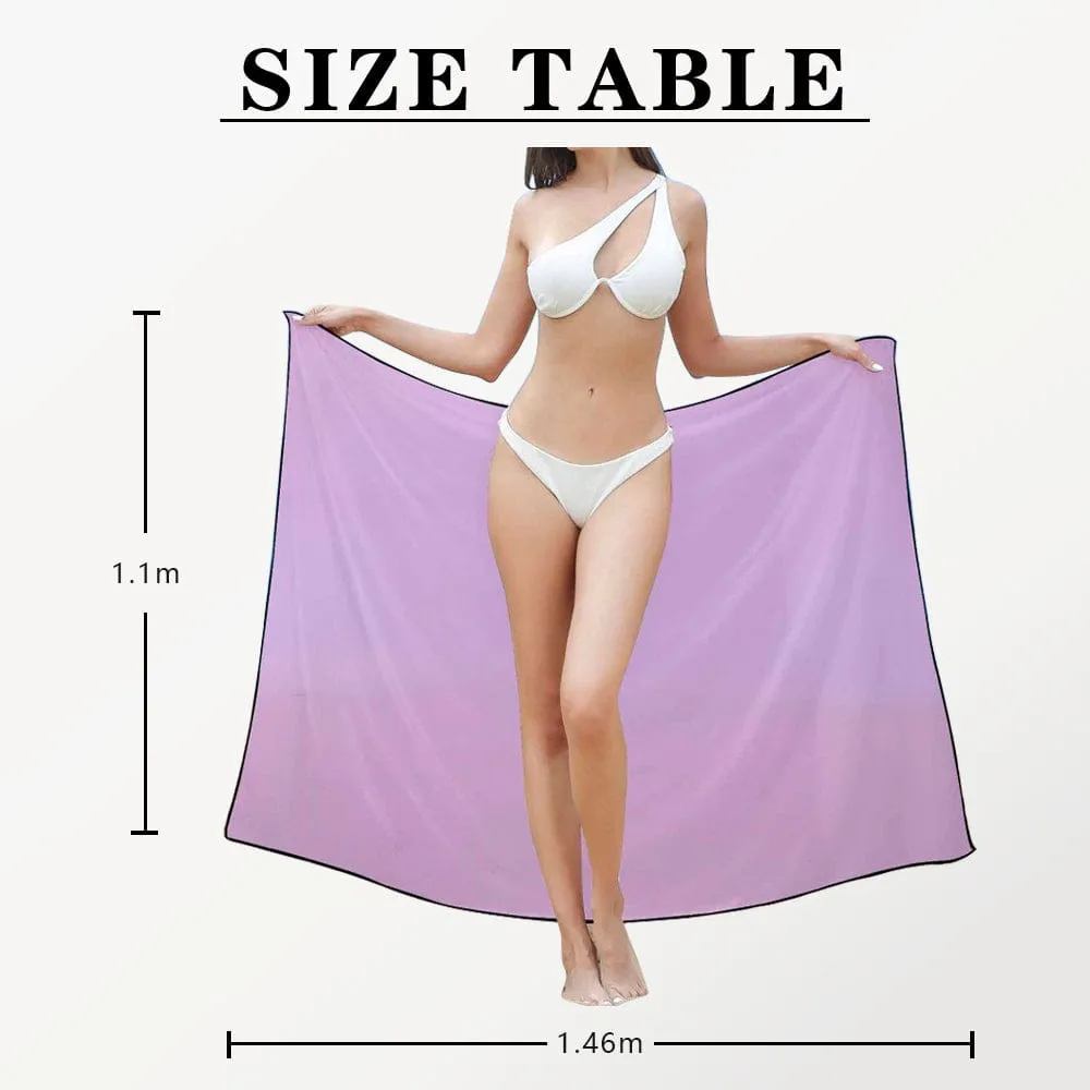 Custom Face Line Rose Strap Personalized One-piece Retro Bikini Swimsuit & Beach Wrap Set Custom One Piece Bathing Suits