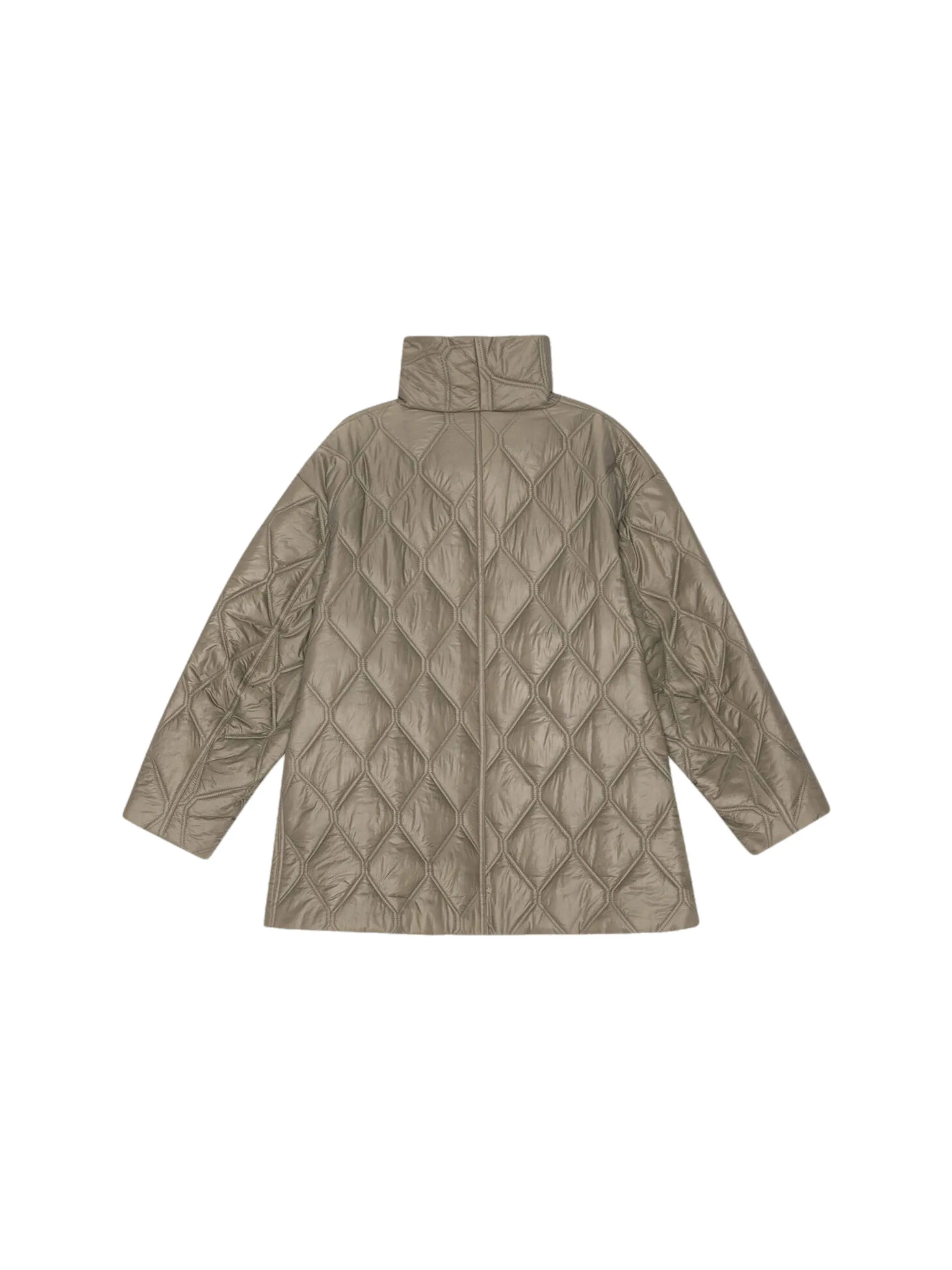 Ganni Shiny Quilt Jacket