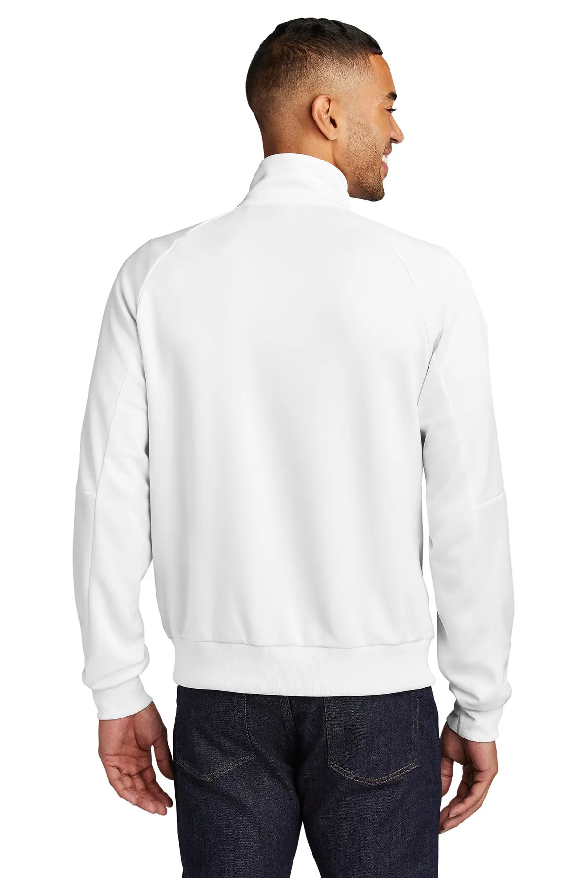 Nike Full-Zip Chest Swoosh Custom Jackets, White