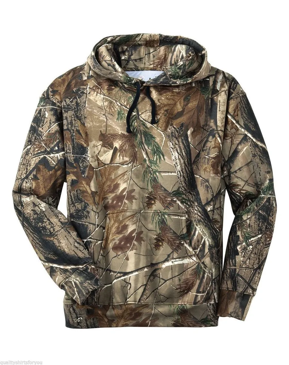 Real tree camo print hoodie