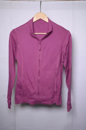 Tu Dark Pink Zipper Jacket
