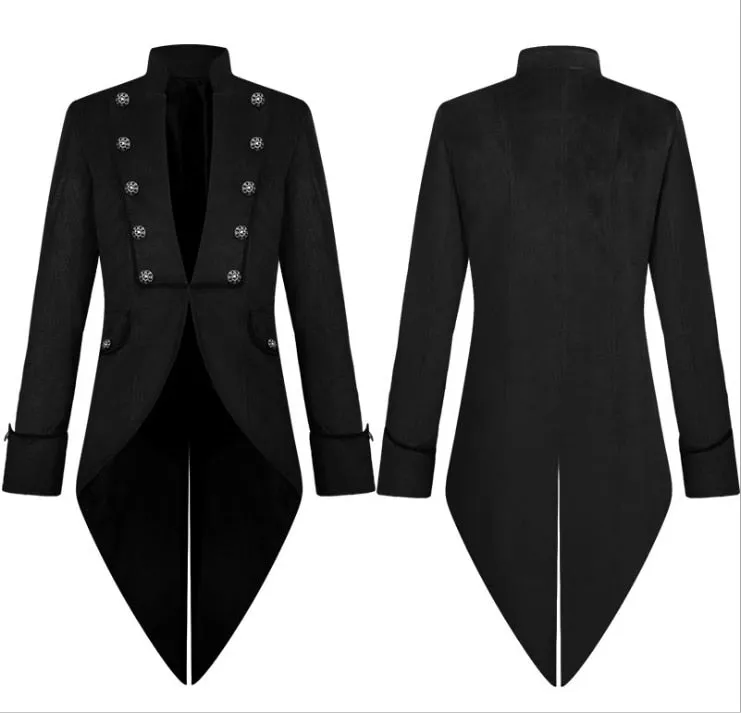Vintage Blue Black Red Velvet Swallowtail Piano Costume Tailcoats Men Magician Performance Coat Singer Chorus Wedding Stage Wear